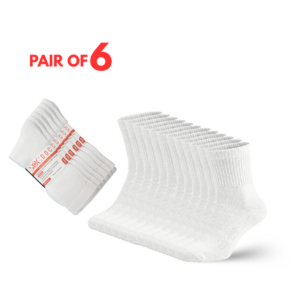 Diabetic Quarter Socks 3/6/9/12 Pairs, Non-Binding for Neuropathy & Circulation, Men & Women - Soc Doc